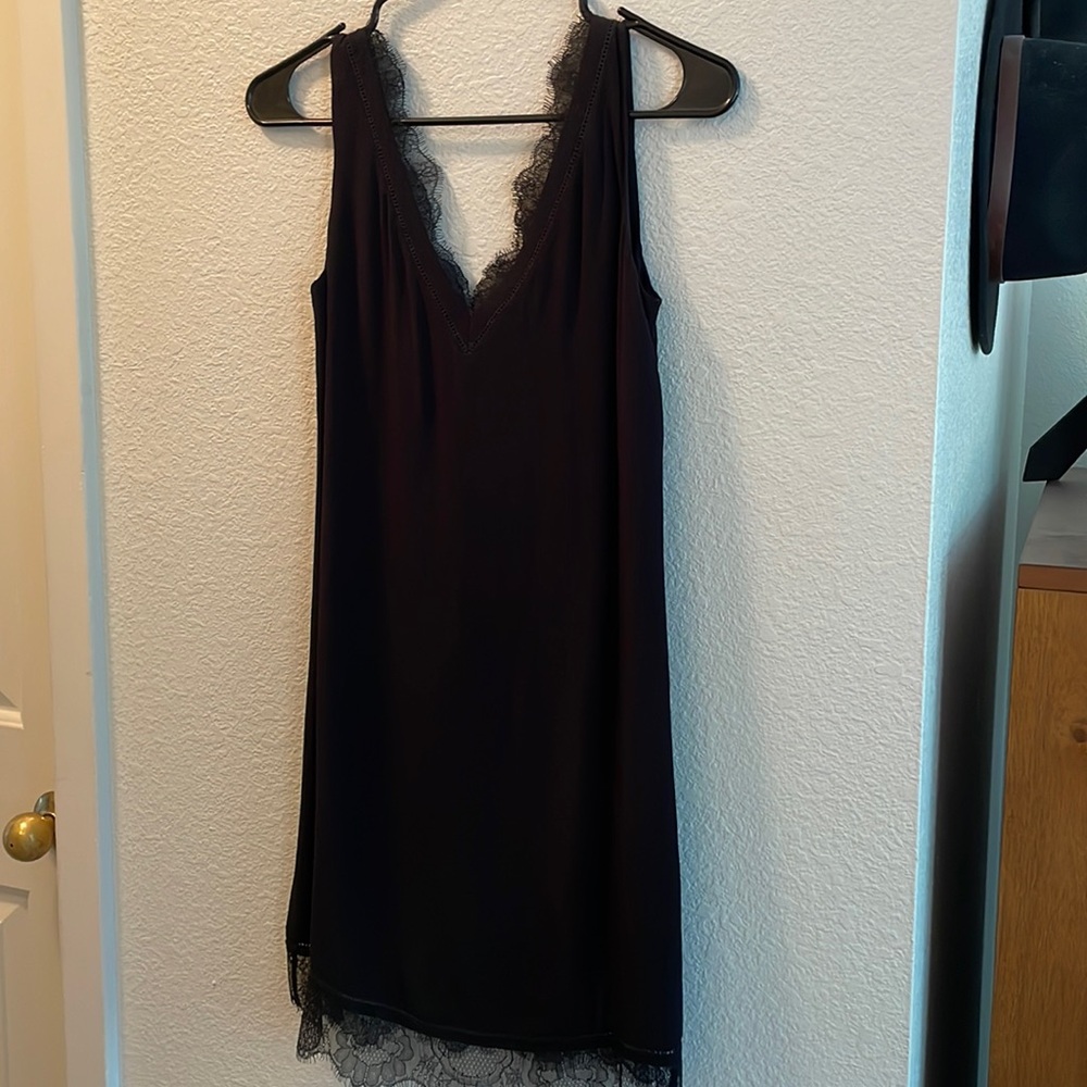 All Saints Black Camia Lace Dress
